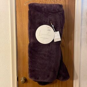 Purple Faux Fur Blanket